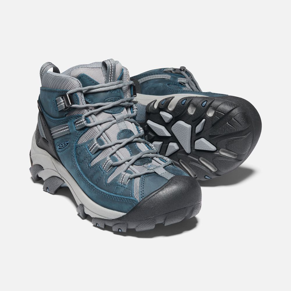 Bottes de Randonnée Keen Femme Bleu/porno | Targhee Ii Waterproof Mid | KWEPU-1560